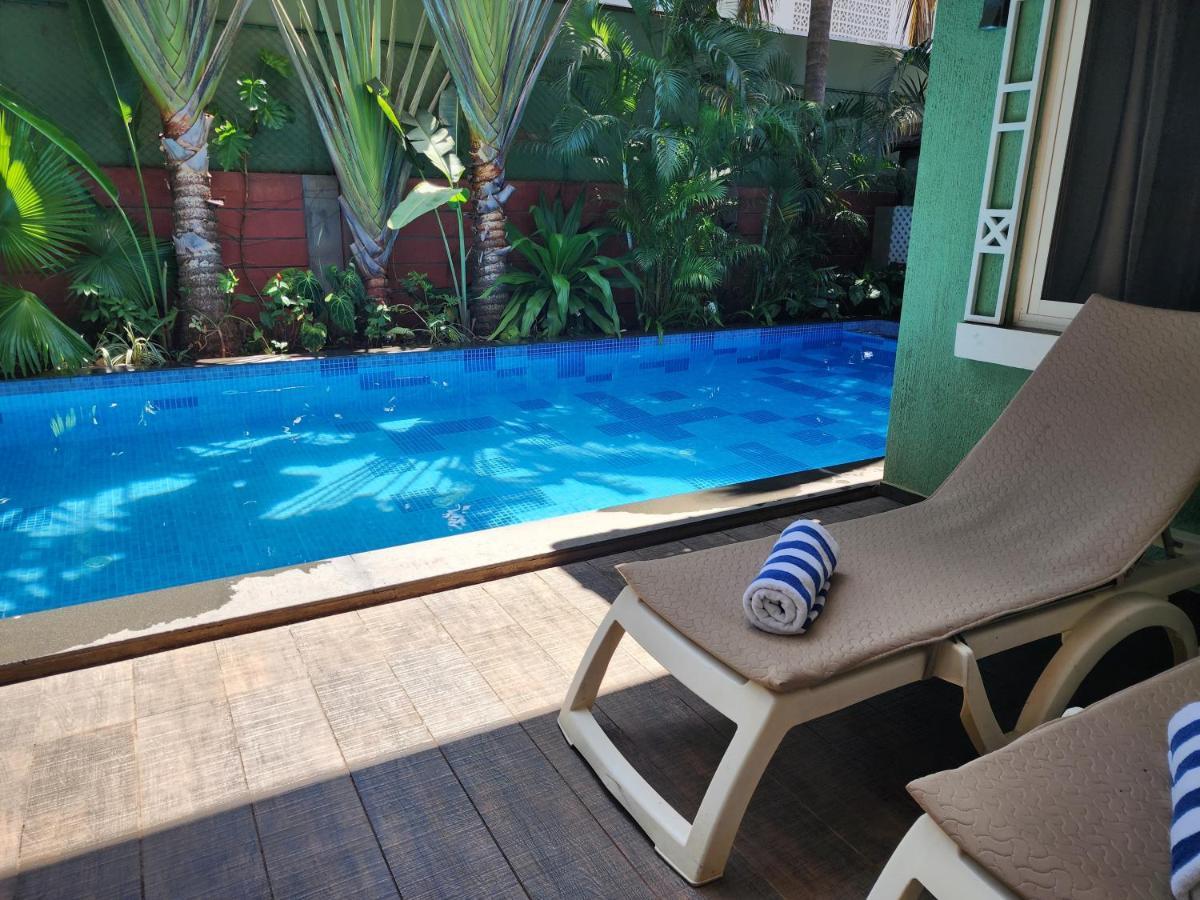 Beach 7 Mins Walk Luxury Villa Diva Calangute Exterior photo